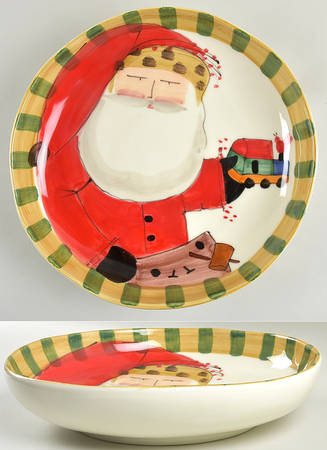 Old St Nick 13" Round Serving Bowl