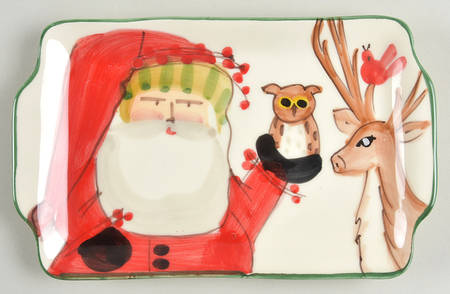Old St Nick 8" Rectangular Serving Platter