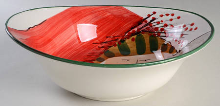 Old St Nick 12" Oval Bowl