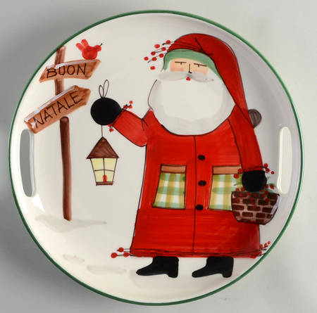 Old St Nick 14" Handled Serving Tray