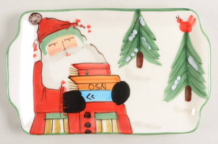 Old St Nick 8" Rectangular Serving Platter