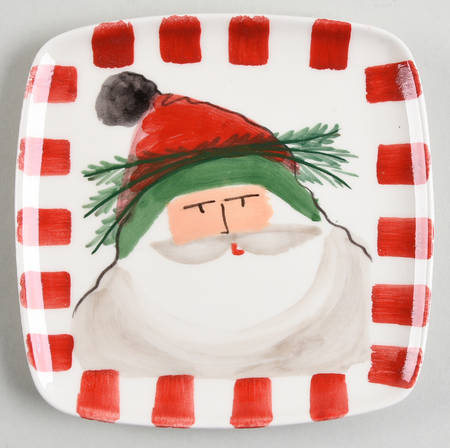 Old St Nick Snack/Canape Plate