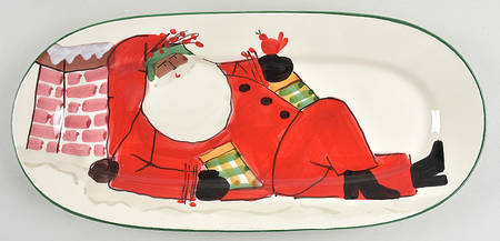 Old St Nick 16" Oval Serving Platter