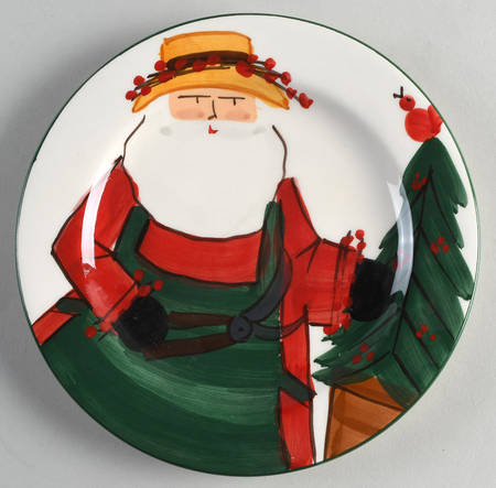 Old St Nick Salad Plate