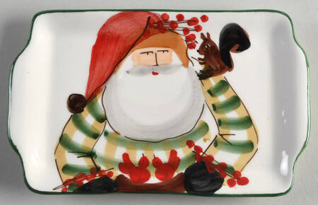 Old St Nick 8" Rectangular Serving Platter