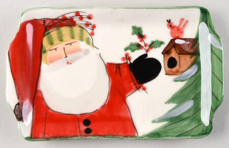 Old St Nick 8" Rectangular Serving Platter
