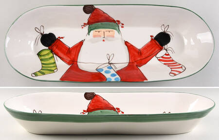 Old St Nick 19" Bread Tray by Vietri (Italy)