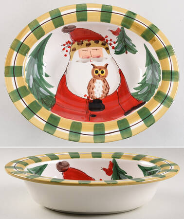 Old St Nick 11" Oval Vegetable Bowl