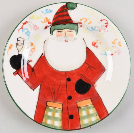 Old St Nick Salad Plate