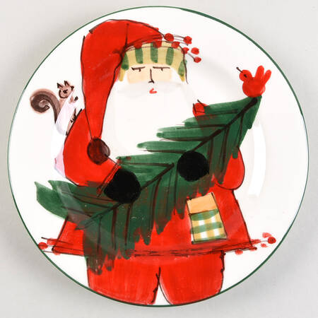 Old St Nick Salad Plate