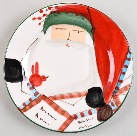 Old St Nick Salad Plate