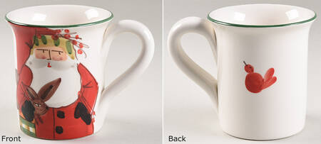 Old St Nick Mug by Vietri (Italy)