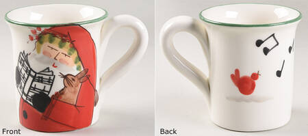 Old St Nick Mug by Vietri (Italy)