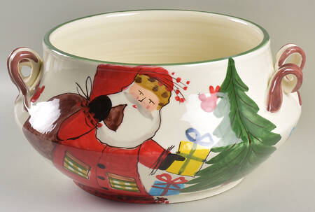 Old St Nick 13" Cachepot