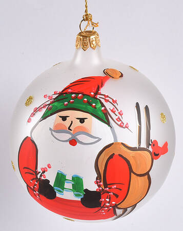Old St Nick Ornament by Vietri (Italy)