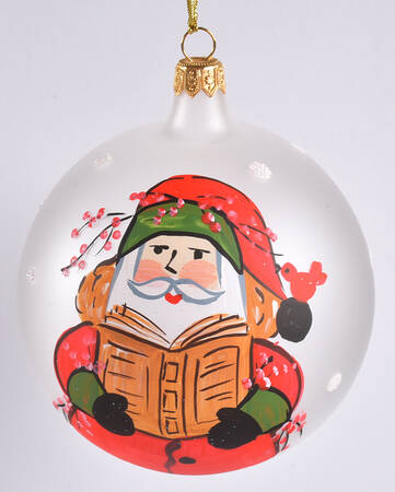Old St Nick Ornament by Vietri (Italy)