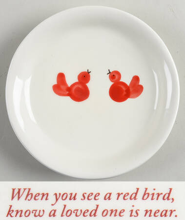 Old St Nick Ti Penso (Thinking of You) Plate