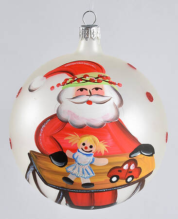 Old St Nick Glassware Ornament
