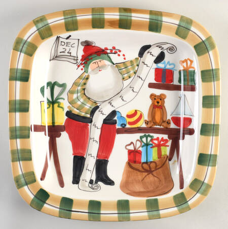 Old St Nick Limited Edition Square Wall Plate