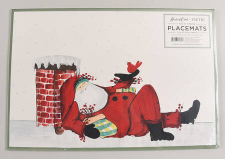 Old St Nick Pad of 18 Paper Placemats