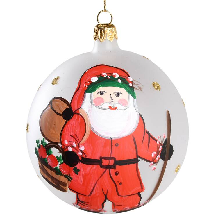 Old St Nick Ornament by Vietri (Italy)