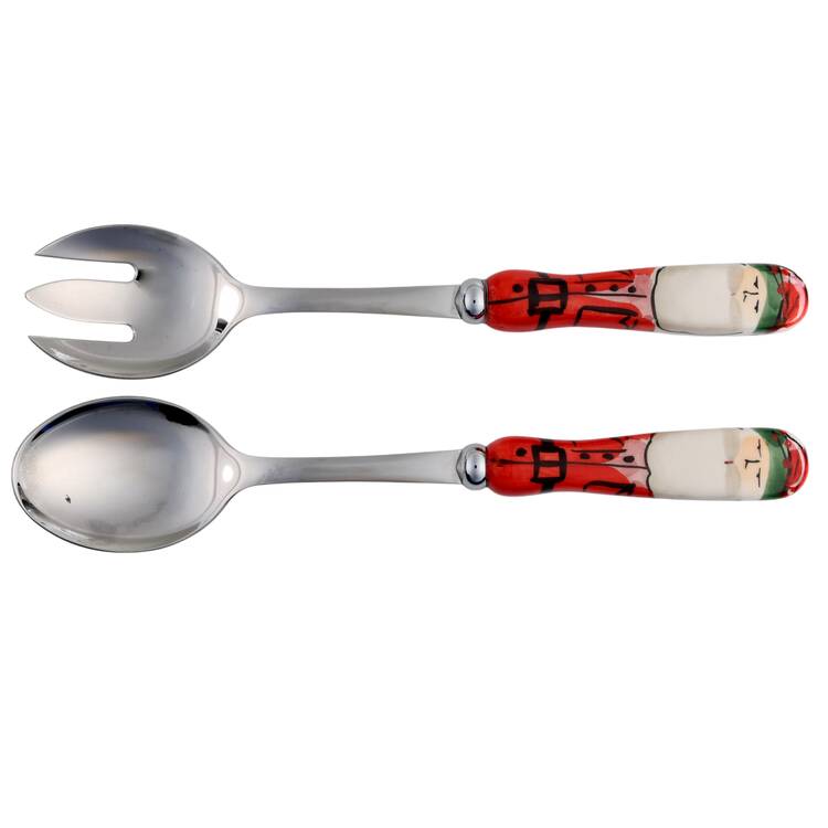 Old St Nick (2 Piece) Salad Set with Stainless Bowl