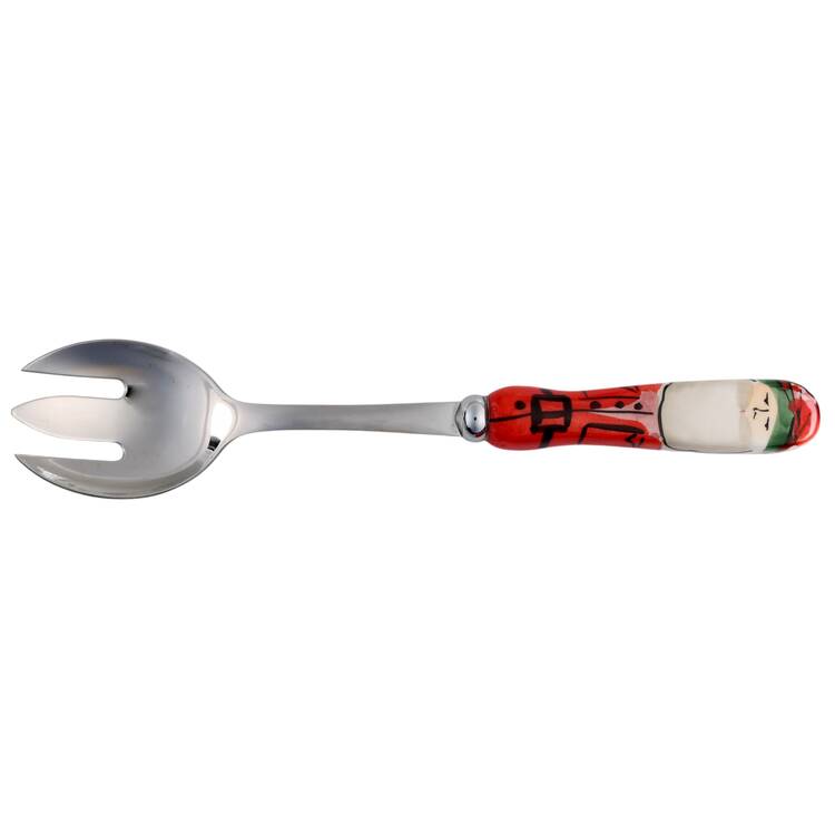 Old St Nick Salad Serving Fork with Stainless Prongs