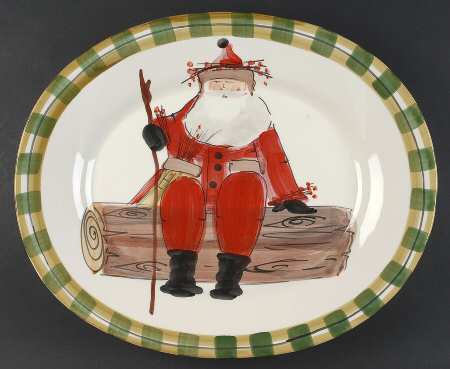 Old St Nick 20" Oval Serving Platter
