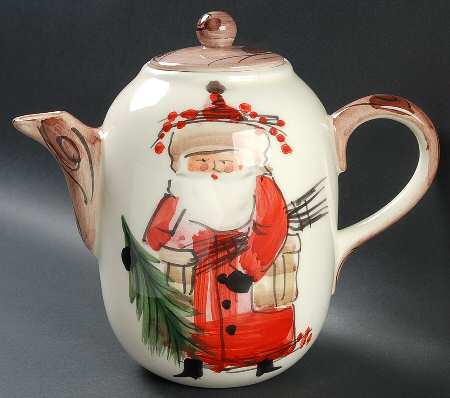 Old St Nick Chocolate Pot & Lid