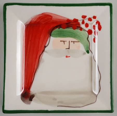 Old St Nick 4" Square Dish
