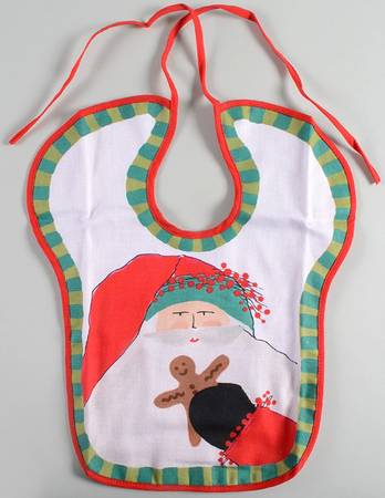 Old St Nick Cloth Bib