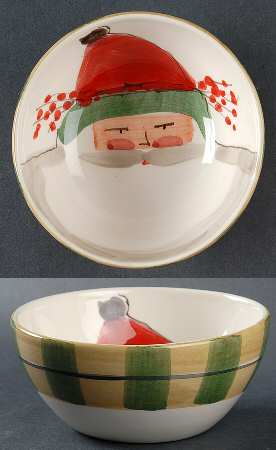 Old St Nick Fruit/Dessert (Sauce) Bowl