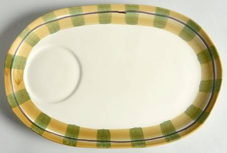 Old St Nick Oval Snack Tray