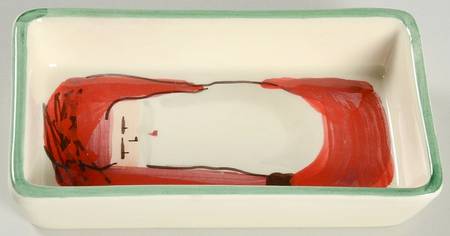 Old St Nick Rectangular Dish