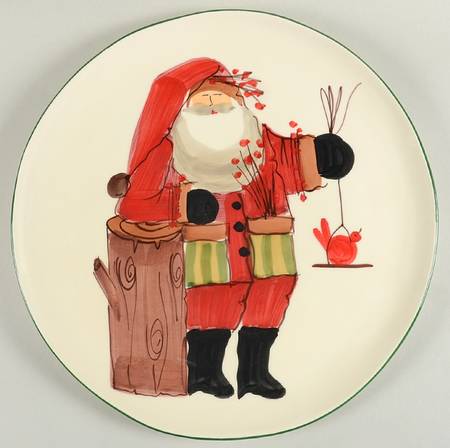 Old St Nick 14" Round Platter