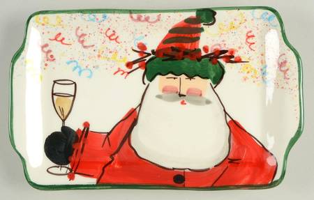 Old St Nick 8" Rectangular Serving Platter
