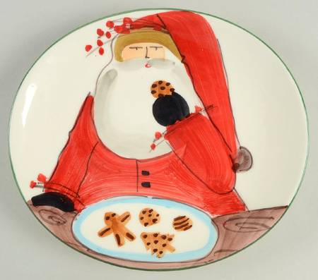 Old St Nick 8" Cookie Plate
