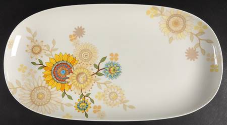 Helianthos 19" Oval Serving Platter