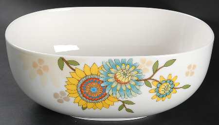 Helianthos 10" Oval Vegetable Bowl