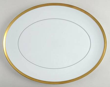 Domo Gold 16" Oval Serving Platter