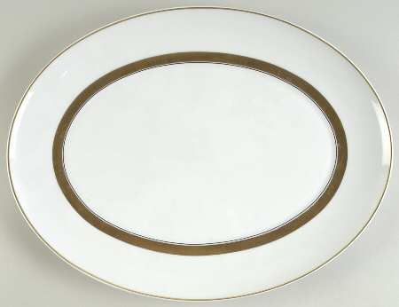 Domo Gold 13" Oval Serving Platter