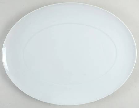 Domo White 13" Oval Serving Platter
