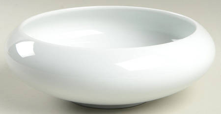 Domo White 8" Salad Serving Bowl