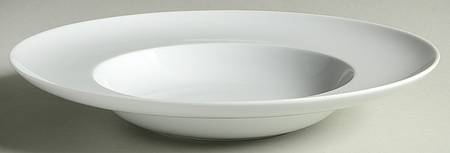 Domo White 11" Individual Pasta Bowl