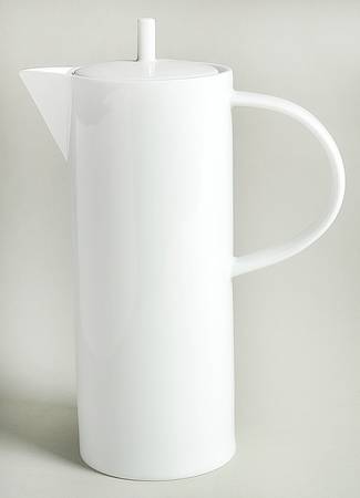 Domo White Coffee Pot & Lid
