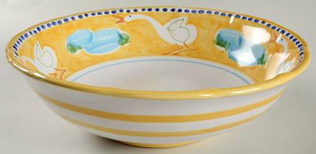 Campagna Goose (Oca) 12" Round Serving Bowl