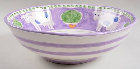Campagna Cow (Vacca) 12" Round Serving Bowl