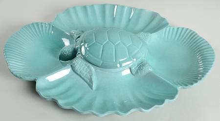 Incanto Mare Aqua Antipasti Server (5 Part No Center Lid)