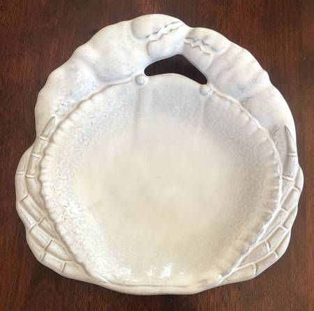 Incanto Mare White Figural Canape Plate
