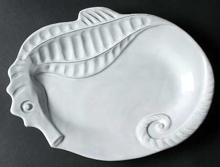 Incanto Mare White 12" Oval Serving Platter